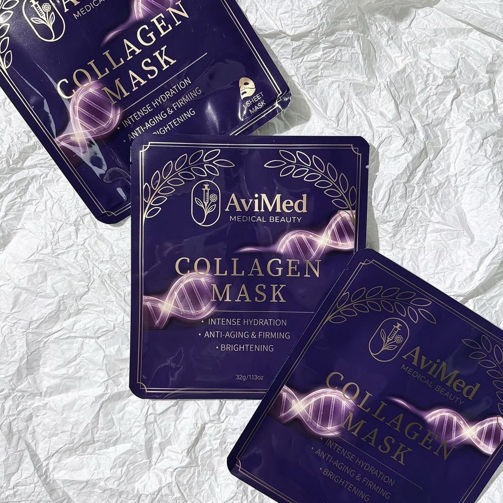 Mascarilla facial de colágeno